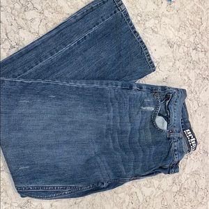 Loose straight jeans